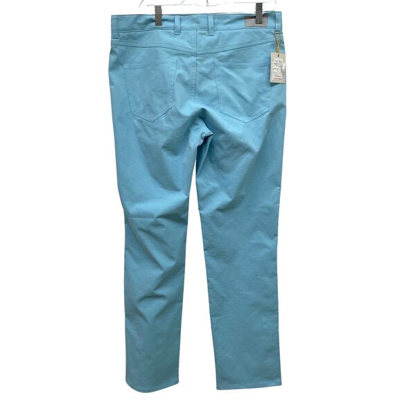 Peter Millar eb66 Performance Five Pocket Pant Blue Fade Men's Size 34/32 NWT - Picture 2 of 11